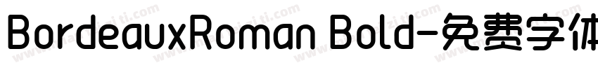 BordeauxRoman Bold字体转换